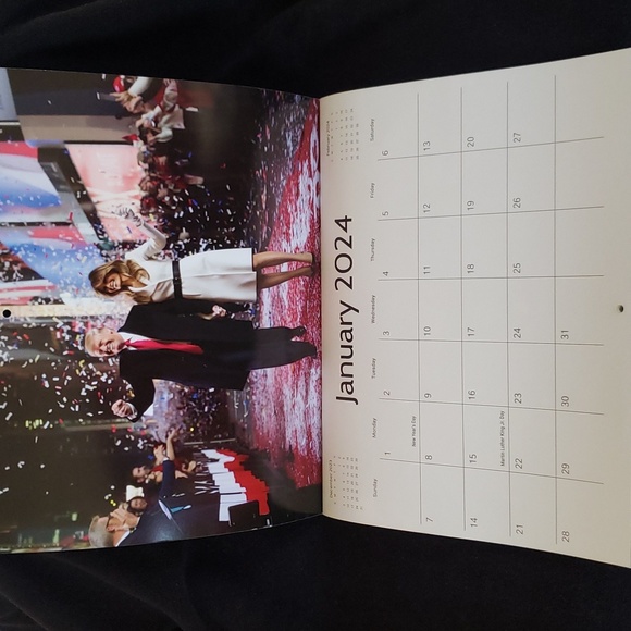 NWT 2024 Trump Calendar Ultimate Gift for Trump Fans Everywhere! - Picture 2 of 13